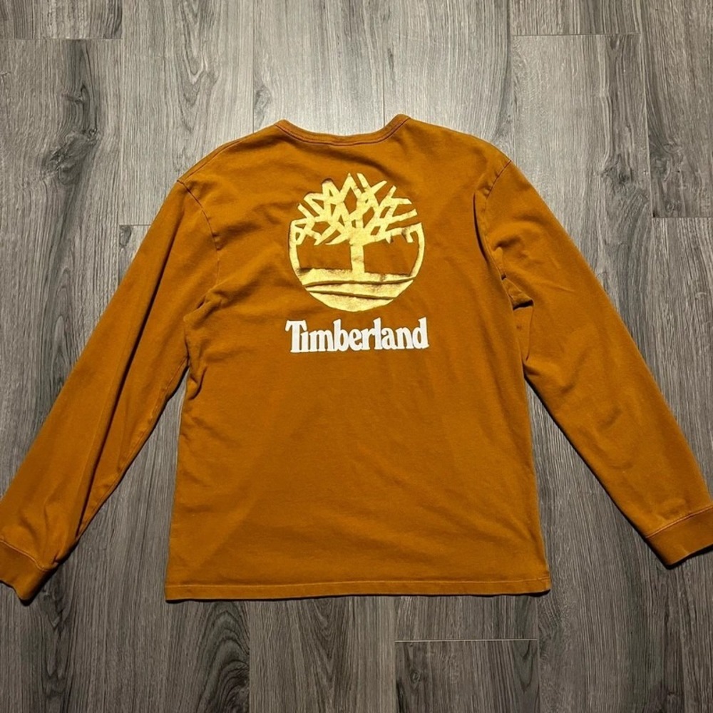 Champion x Timberland Heritage Collab Wheat Gold Long Sleeve Shirt